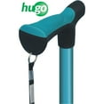 thumbnail image 2 of Hugo Adjustable Derby Handle Cane with Reflective Strap, Aquamarine, 2 of 2