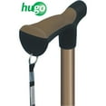 thumbnail image 2 of Hugo Adjustable Derby Handle Cane with Reflective Strap, Cocoa, 2 of 2