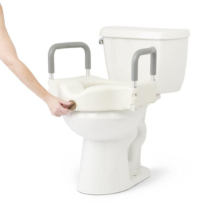 Medline 3.5" Bariatric Seat Riser with Arms