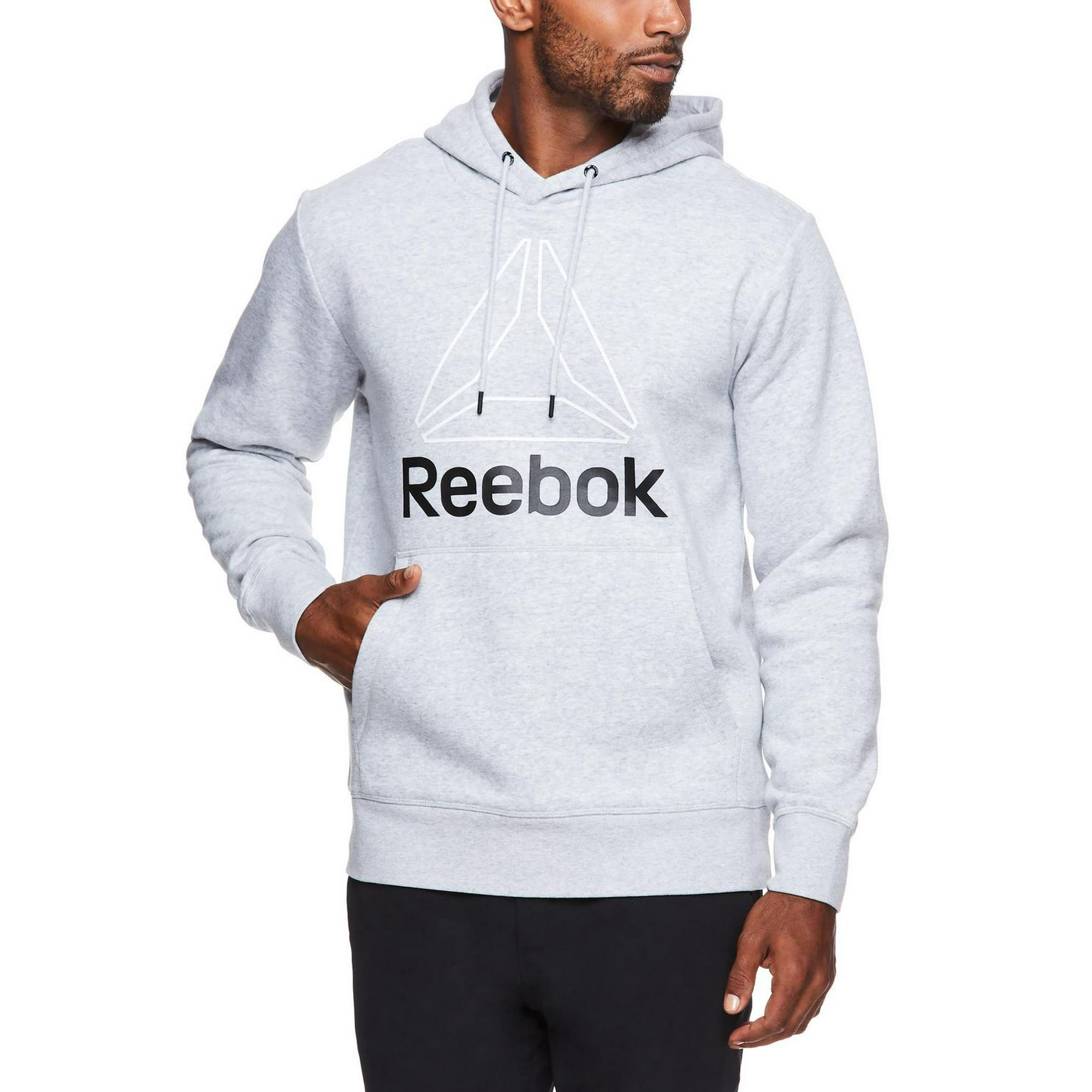 Reebok Men's Delta Fleece Pullover Hoodie, up to XXL 