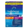 thumbnail image 1 of hydraSense Eye Drops Day and Night Pack, for Dry Eyes, Preservative Free, Naturally Sourced Lubricant, 1 of 7