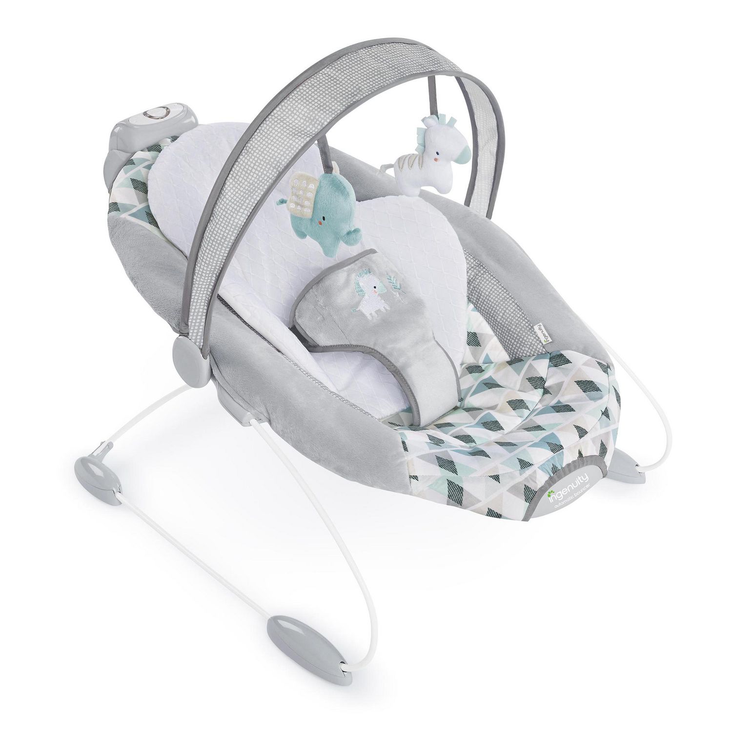 Ingenuity Newborn Baby SmartBounce Automatic Bouncer Chadwick Walmart