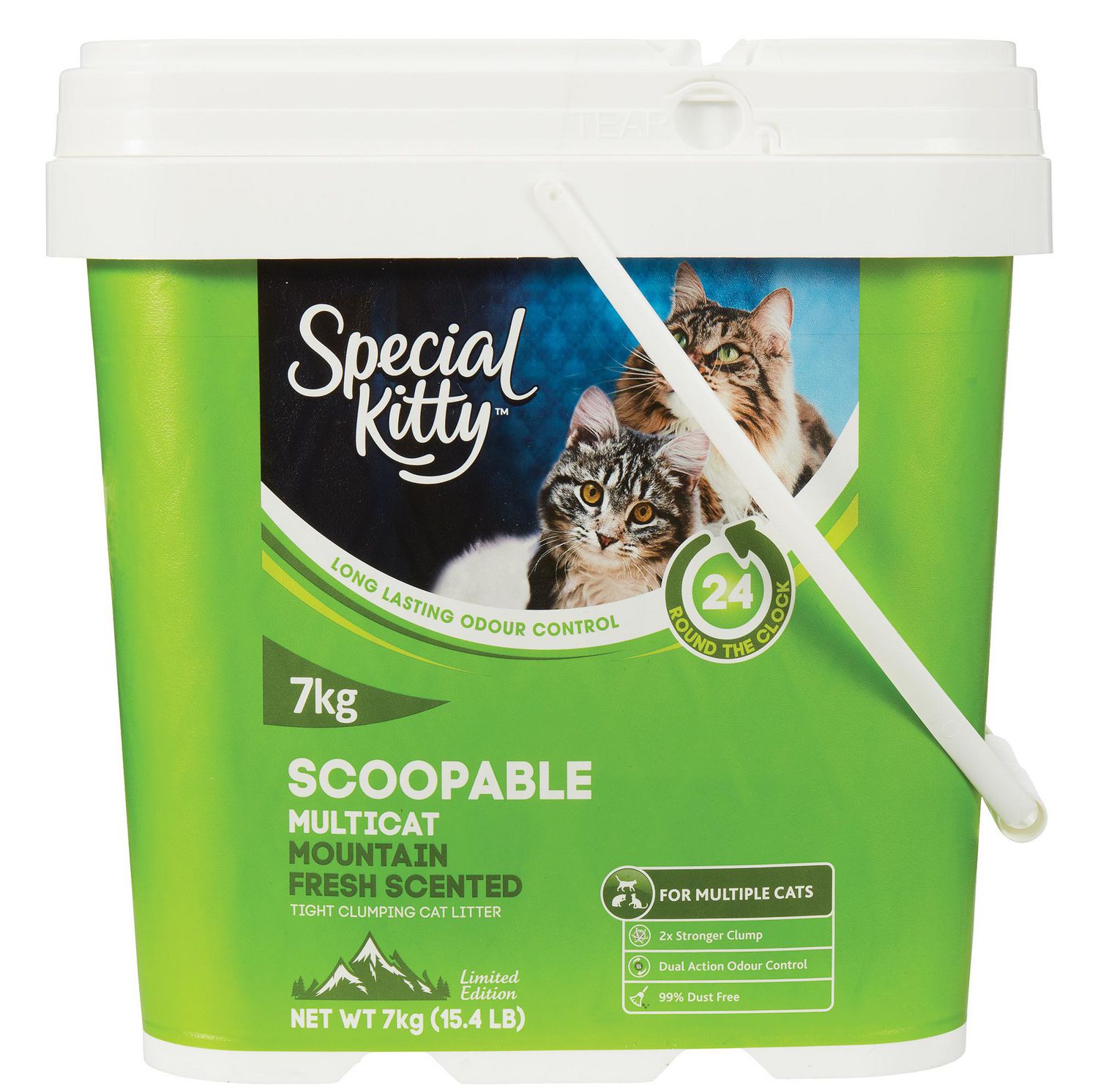 Special Kitty Scoopable Clumping Odour Control CAT Litter Mountain