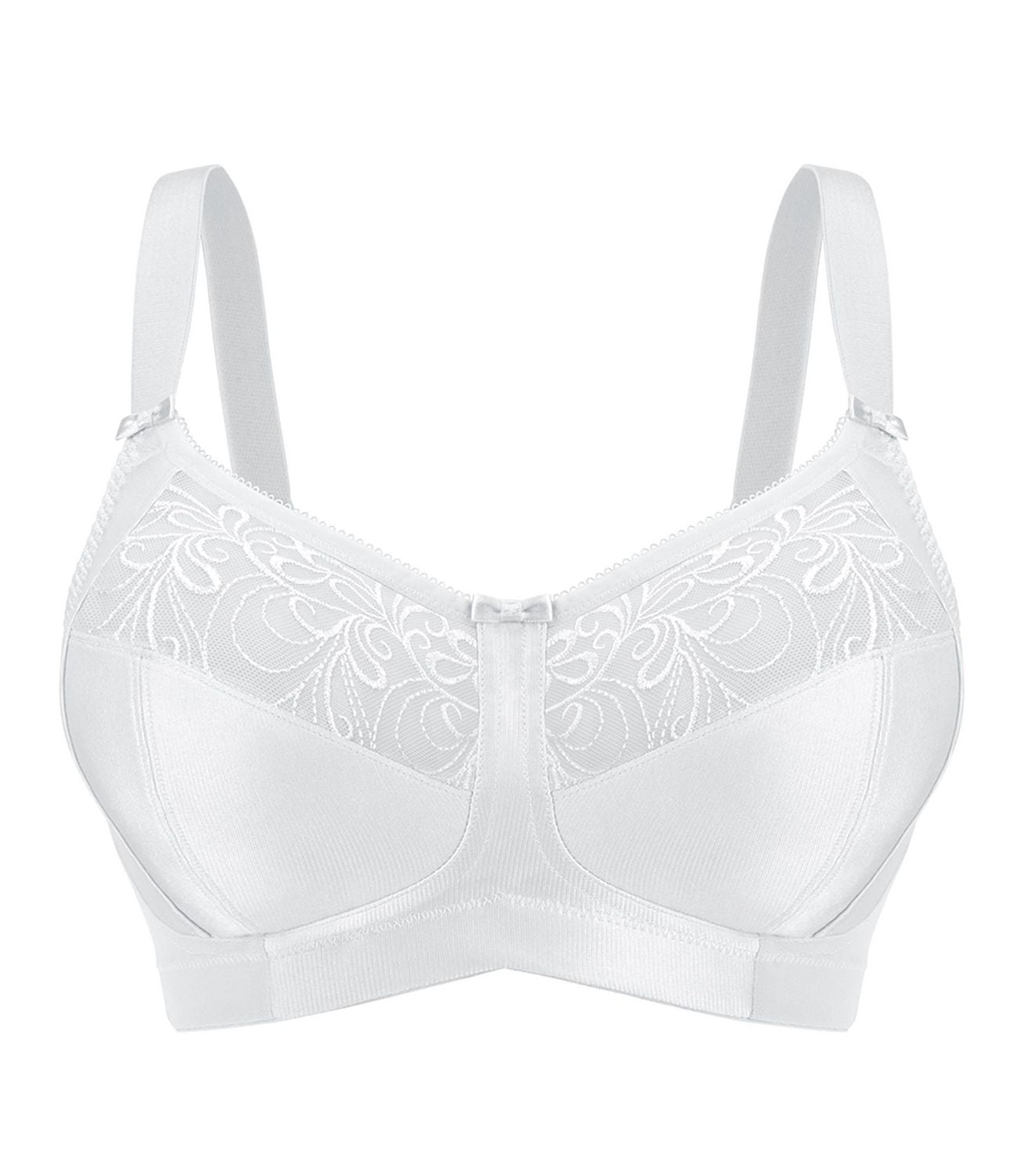 Exquisite Form #9600514 FULLY Soft Cup Bra, Wire-Free, Embroidered Mesh