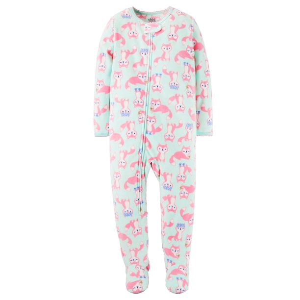 Pyjama en micro molleton à motif de renard de Child of Mine made by Carters pour bambines