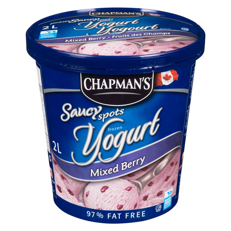 Chapman's Frozen Yogurt Mixed Berry Saucy Spots Walmart Canada