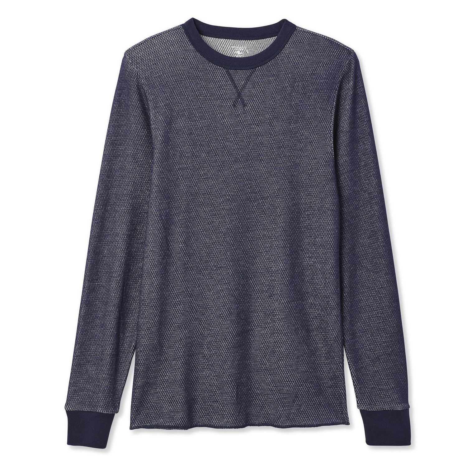 Athletic Works Men's Lightweight Thermal Crewneck