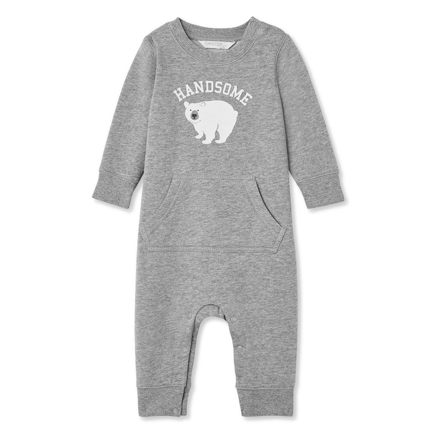 Baby Boys' Fleece Romper Walmart Canada