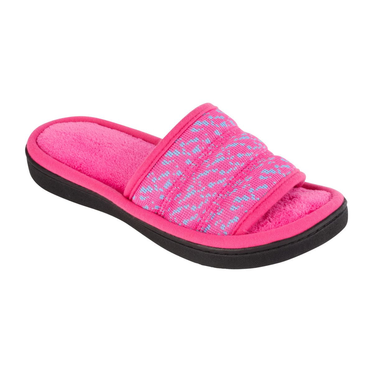 ISOspa by isotoner Women's Microterry Sport Slide Slippers Walmart Canada