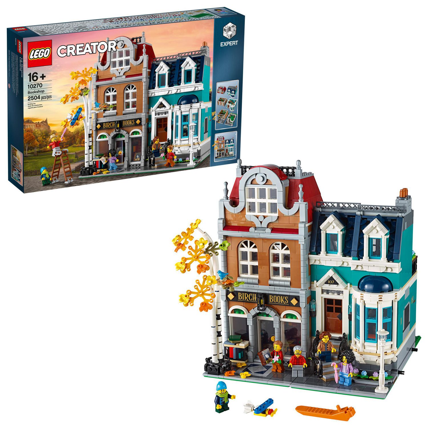 LEGO Creator Expert Bookshop 10270 Building Kit Pieces) | Walmart