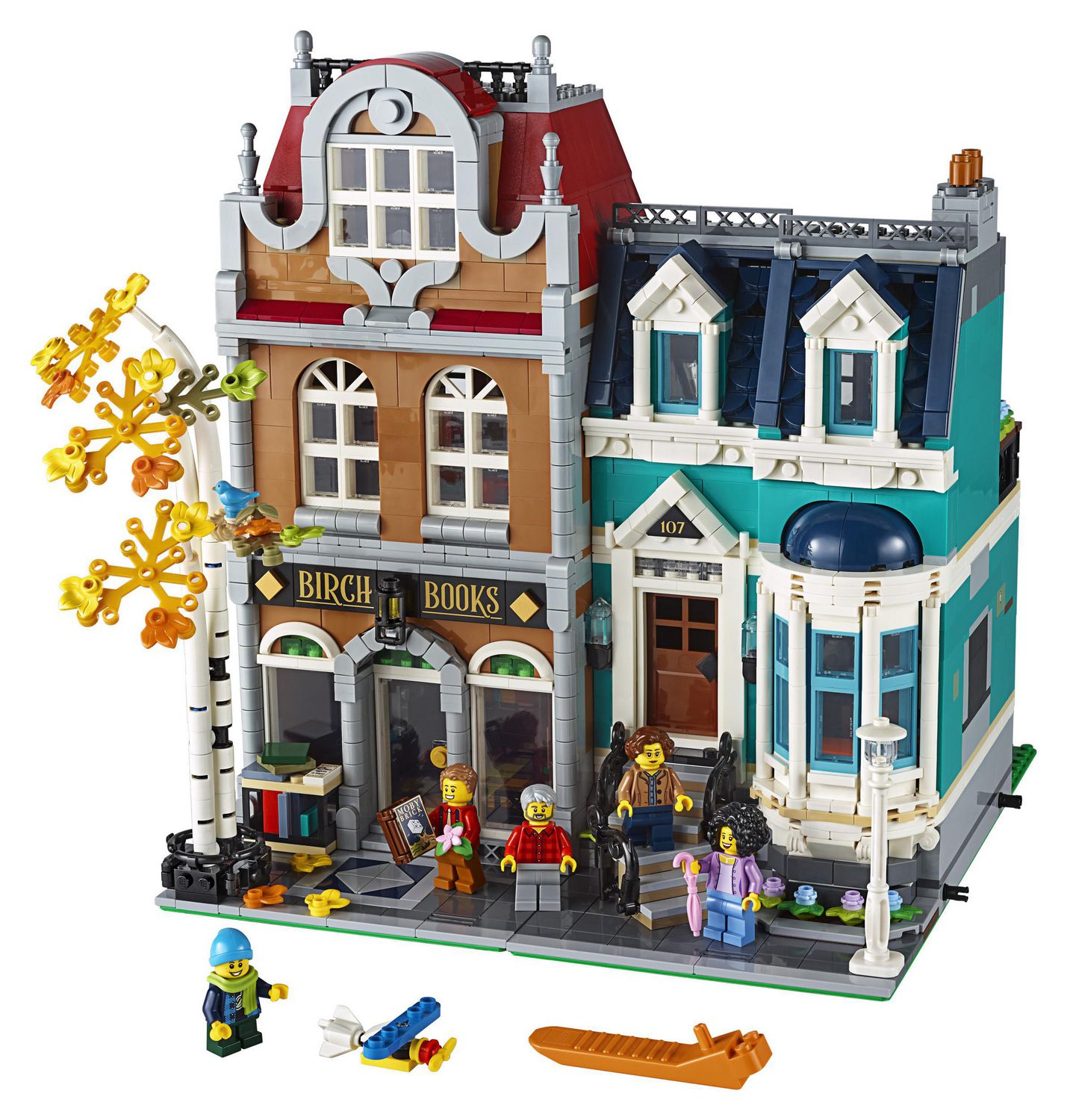 LEGO Creator Expert Bookshop 10270 Toy Building Kit (2,504 Pieces