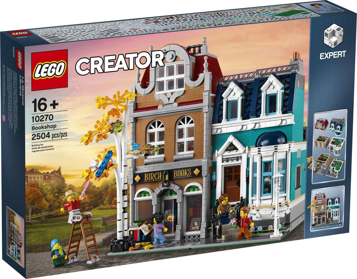 LEGO Creator Expert Bookshop 10270 Toy Building Kit (2,504 Pieces)
