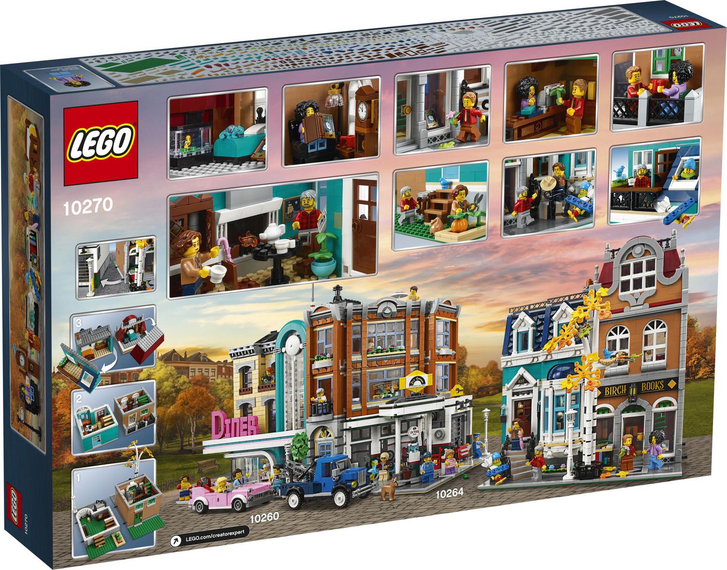 LEGO Creator Expert Bookshop 10270 Toy Building Kit 2 504 Pieces Walmart