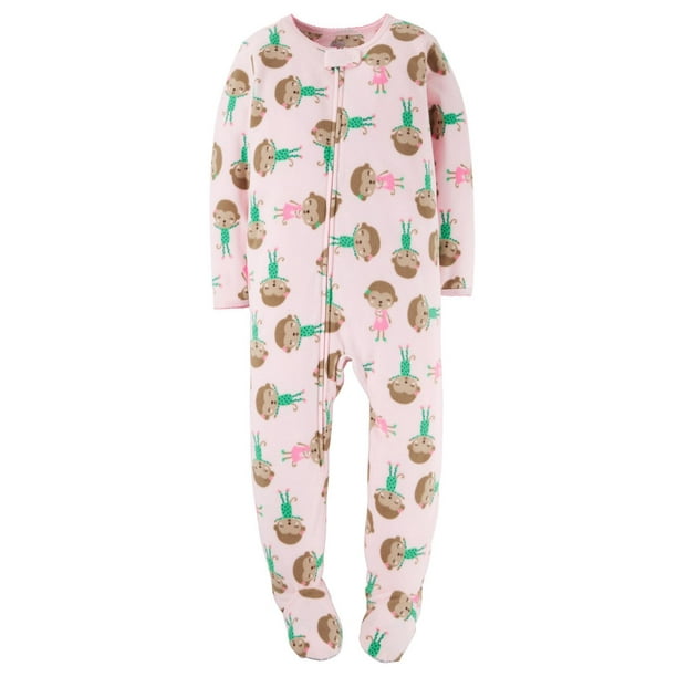 Pyjama en micro molleton à motif « Singe » de Child of Mine made by Carters pour fillettes