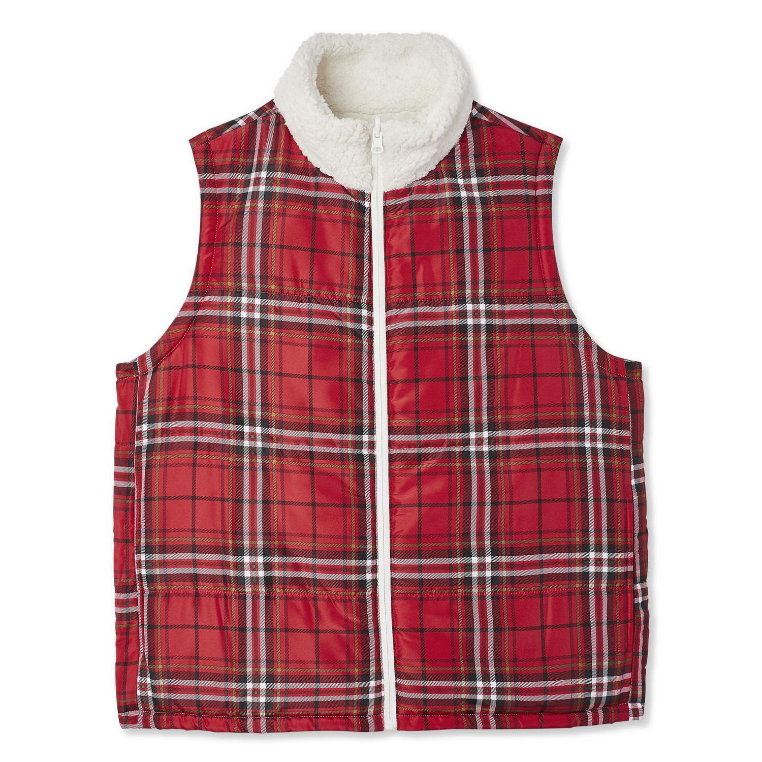 Love Ellen DeGeneres Women's Plus Plaid Reversible Vest