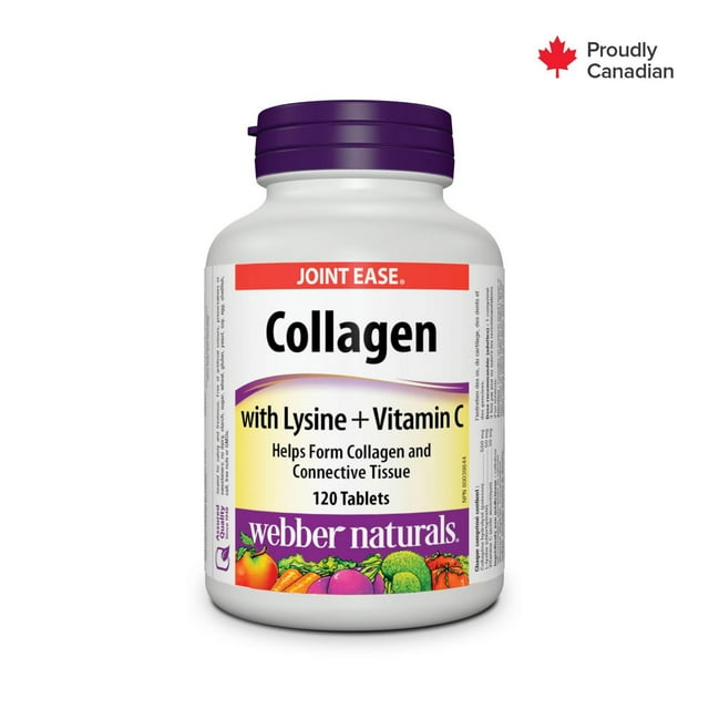 Webber Naturals® Collagène avec Lysine + Vitamine C