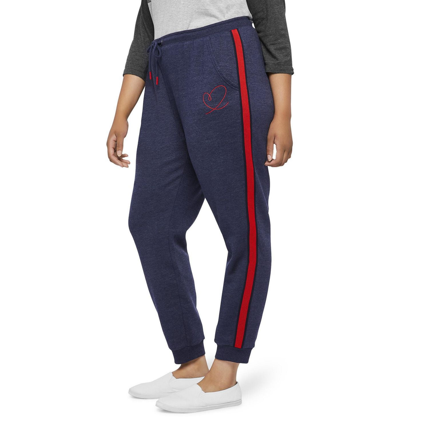 Love Ellen DeGeneres - Joggers con vellón para mujer