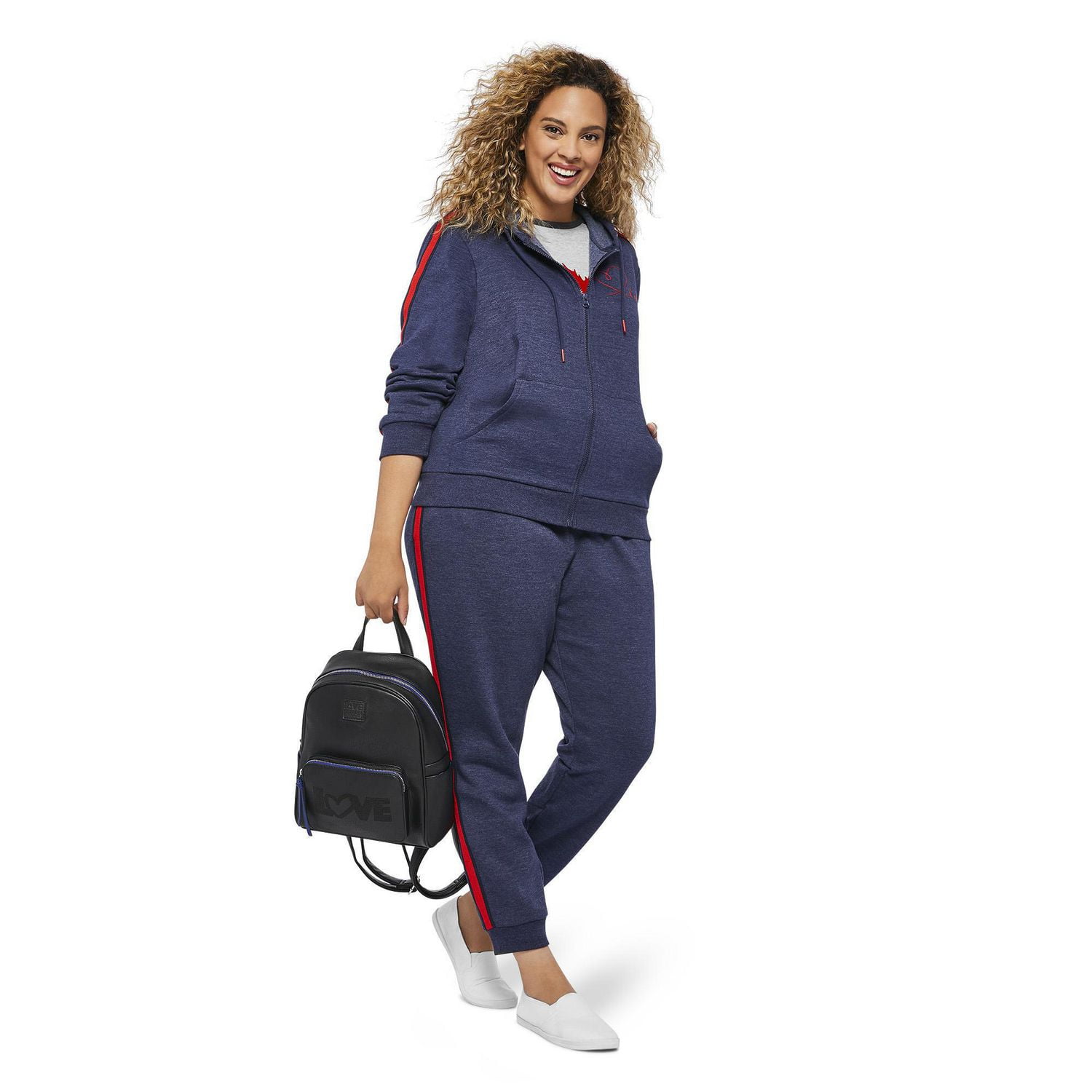 Love Ellen DeGeneres - Joggers con vellón para mujer