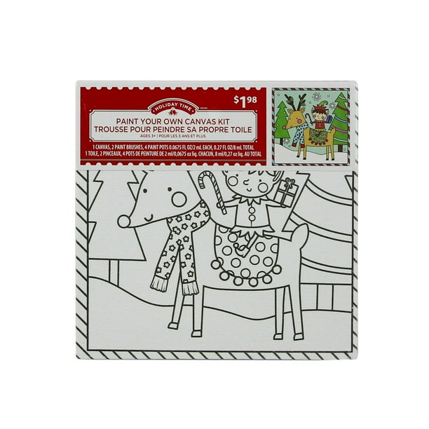 HOLIDAY TIME PAINT YOUR OWN CANVAS KIT Walmart.ca