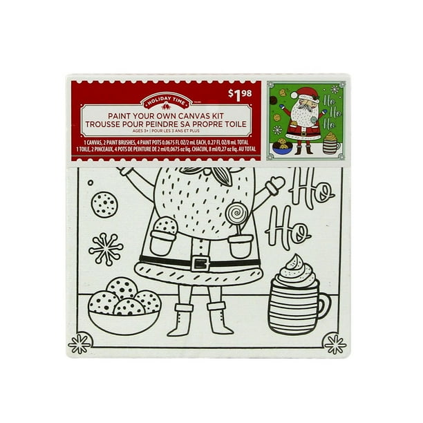 HOLIDAY TIME PAINT YOUR OWN CANVAS KIT Walmart.ca