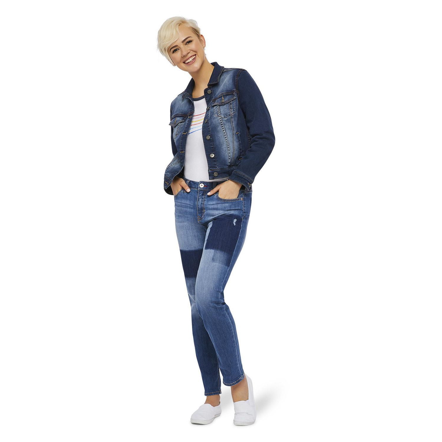 Love Ellen DeGeneres Women’s Flag Denim Jacket