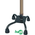 thumbnail image 2 of Hugo Cocoa Adjustable Quad Cane for Right or Left Hand Use, Large Base, 2 of 3