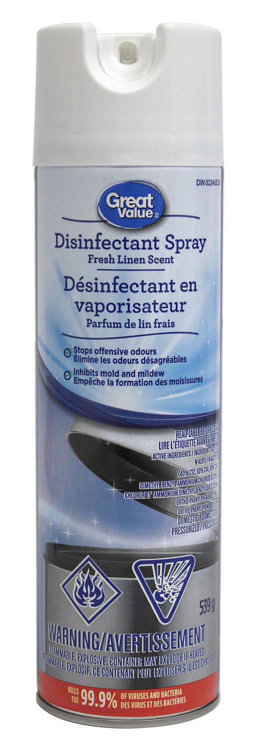 Great Value Disinfectant Spray Walmart Canada