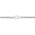 thumbnail image 2 of Miabella Sterling Silver Rope Chain Necklace, 2 of 5