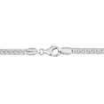 thumbnail image 2 of Miabella Sterling Silver Foxtail Chain Men's Bracelet, 2 of 3