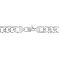 thumbnail image 2 of Miabella Sterling Silver Curb Link Necklace, 2 of 5