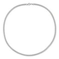 thumbnail image 4 of Miabella Sterling Silver Curb Link Necklace, 4 of 5