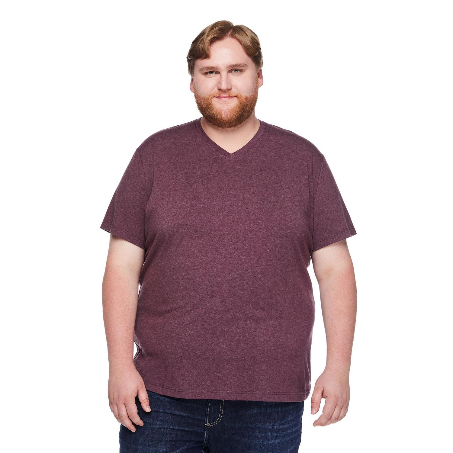 George Big Men's Stretch V-Neckline Tee