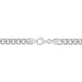 thumbnail image 2 of Collier en chaîne à maille plate de Miabella en argent sterling, 2 of 5