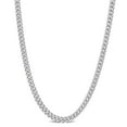 thumbnail image 1 of Miabella Sterling Silver Curb Link Necklace, 1 of 5