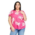 thumbnail image 1 of Iyla Plus Women's Flutter Sleeve Top, 1 of 6