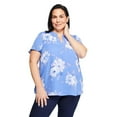 thumbnail image 1 of Iyla Plus Women's Flutter Sleeve Top, 1 of 6