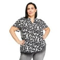 thumbnail image 1 of Iyla Plus Women's Flutter Sleeve Top, 1 of 6