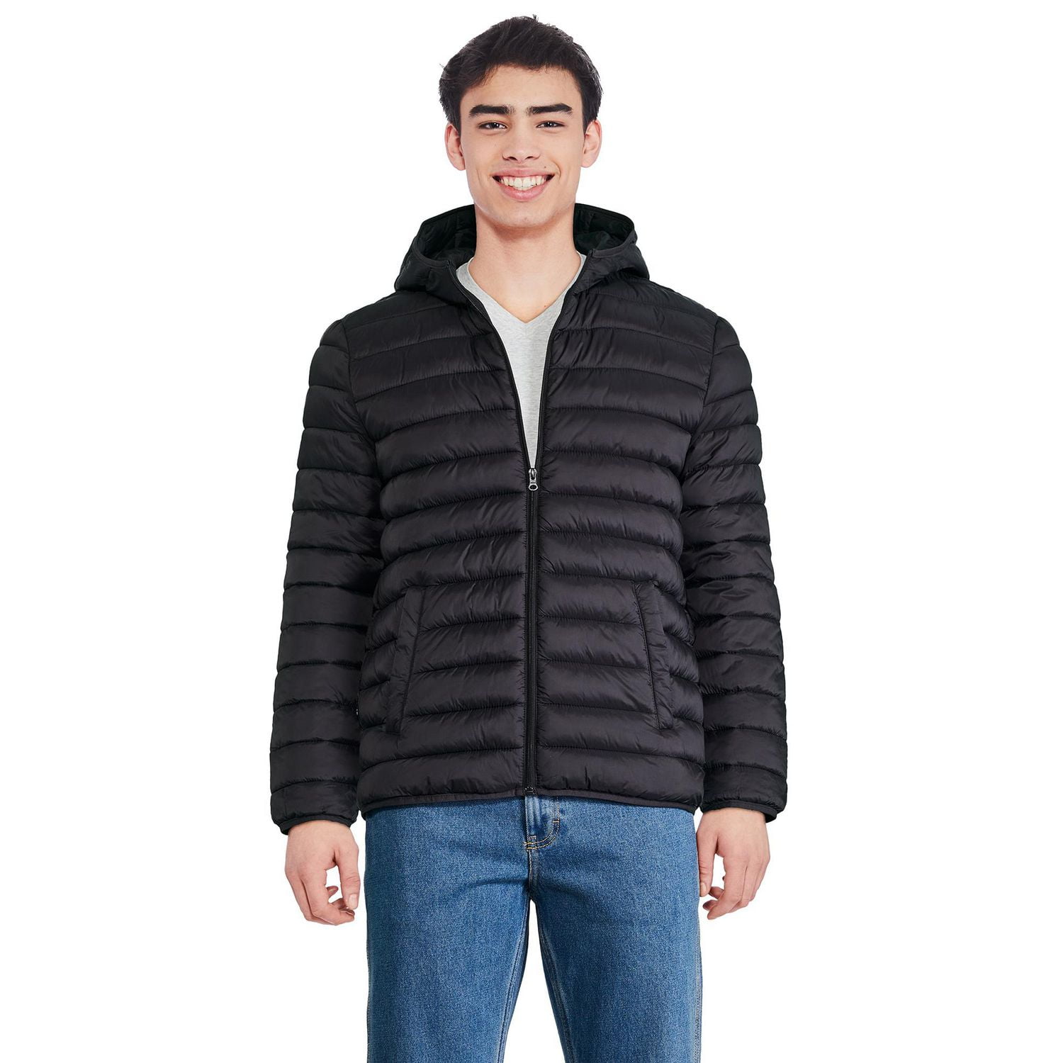 George Men's Packable Puffer Jacket, Sizes S-2XL
