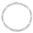 thumbnail image 1 of Bracelet figaro de Miabella en argent sterling, 1 of 4