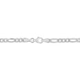 thumbnail image 2 of Bracelet figaro de Miabella en argent sterling, 2 of 4