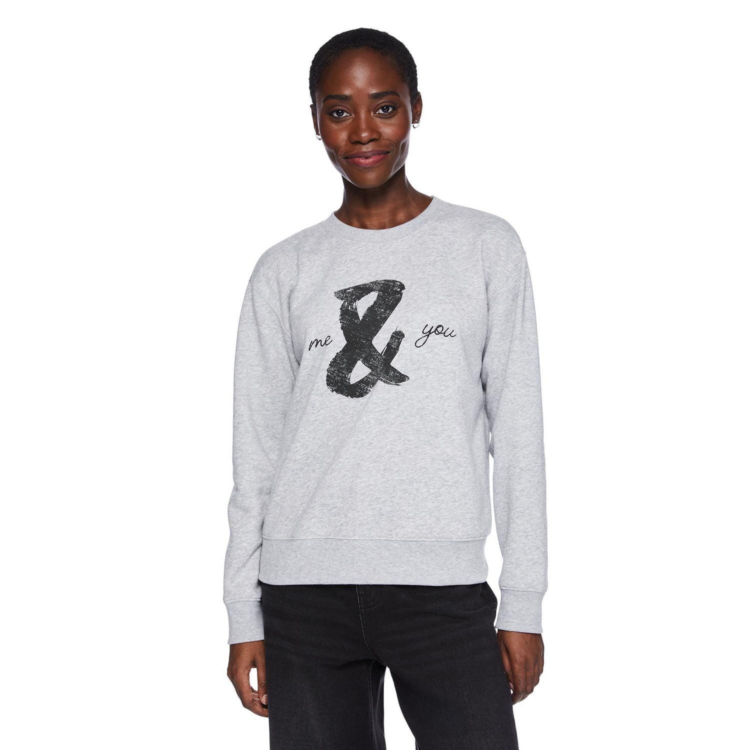 Chandail à encolure ras du cou George pour femmes Tailles TP–TTG