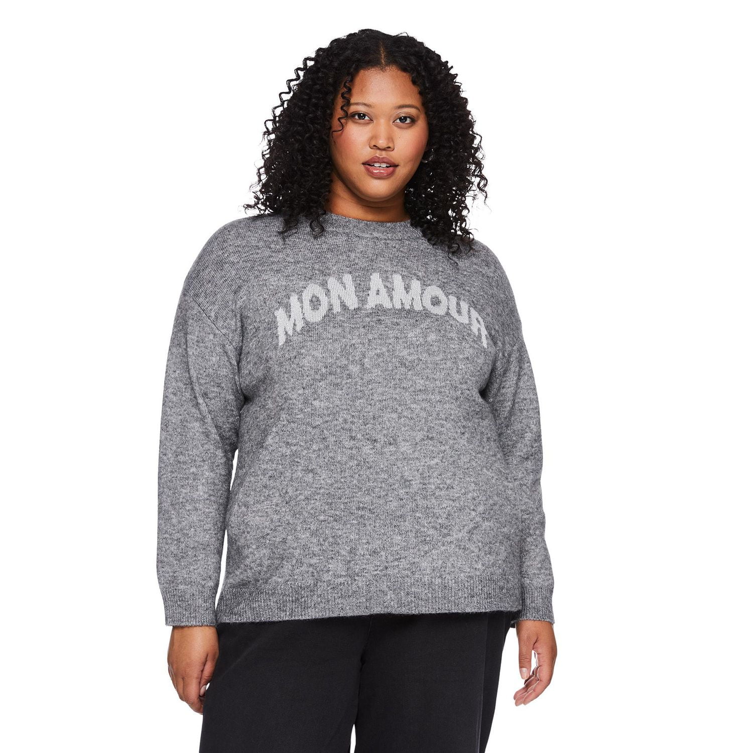 George Women's Plus Crew Neckline Popover