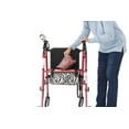 thumbnail image 3 of Déambulateur à imprimé zèbra en rose Posh de Medline, 3 of 5