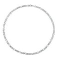 thumbnail image 4 of Miabella Sterling Silver Figaro Necklace, 4 of 5
