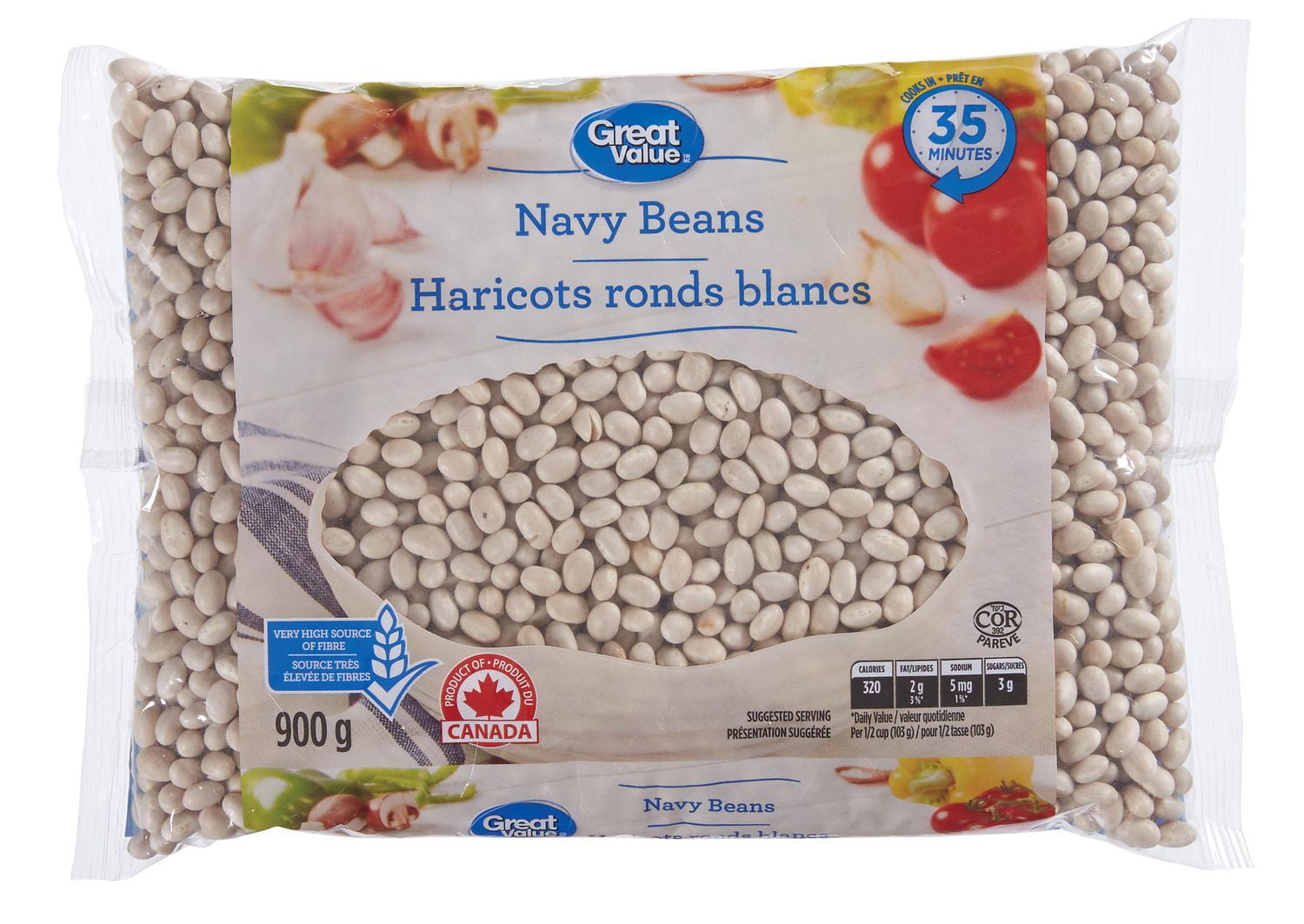 Great Value Navy Beans Walmart Canada