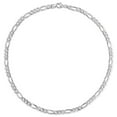 thumbnail image 4 of Miabella Sterling Silver Figaro Necklace, 4 of 5