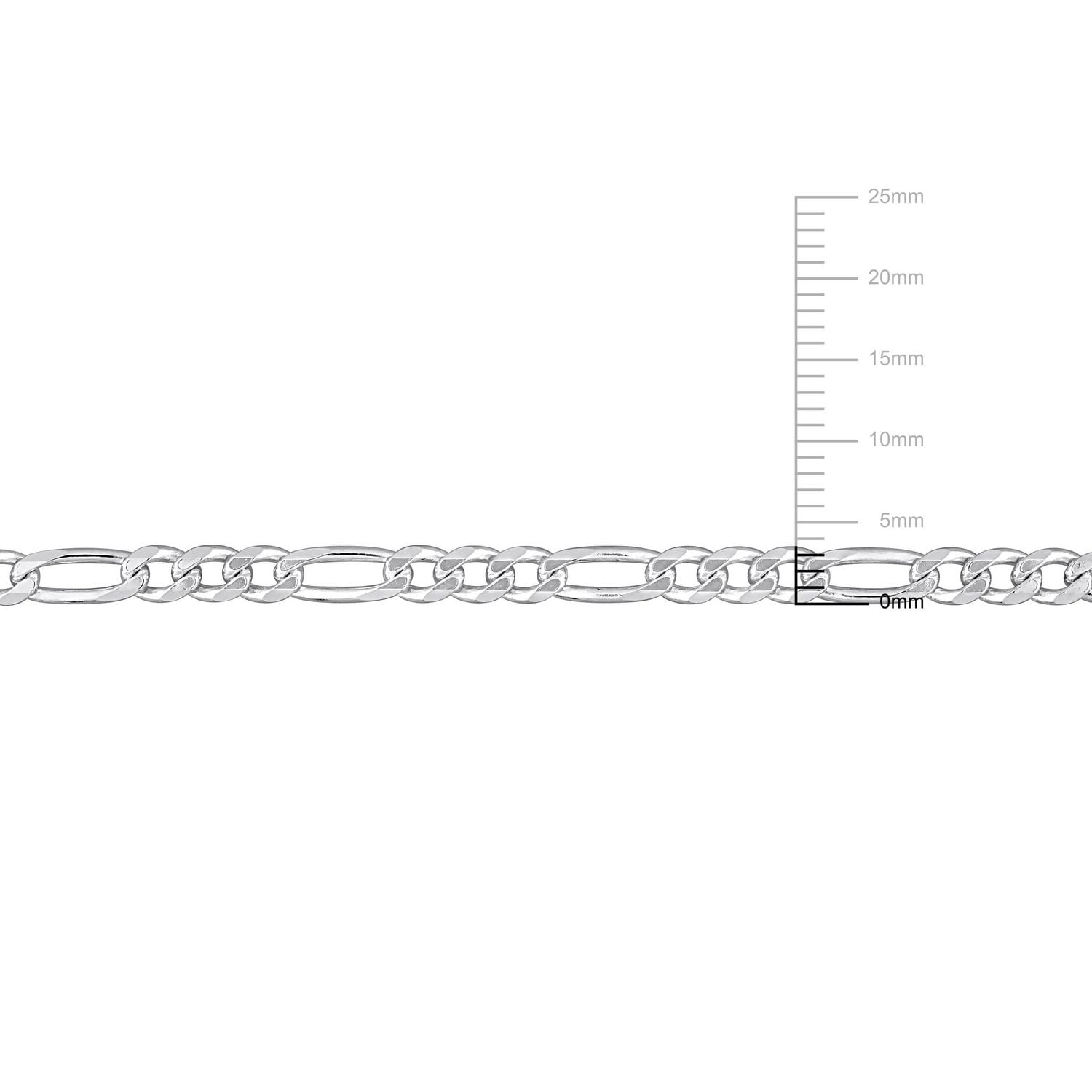 Collier figaro de Miabella en argent sterling