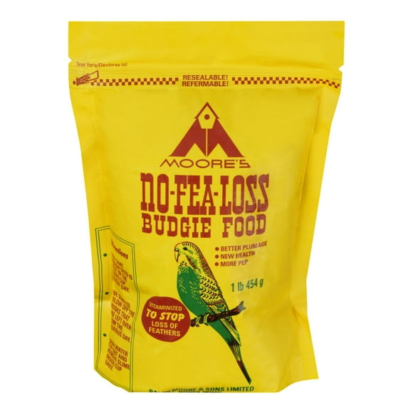 No-Fea-Loss Budgie Food, No-Fea-Loss