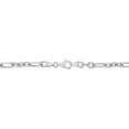 thumbnail image 2 of Miabella Sterling Silver Diamond Cut Figaro Rolo Necklace, 2 of 5