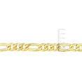 thumbnail image 3 of Miabella 18K Yellow Gold Plated Sterling Silver Figaro Flat Necklace, 3 of 5